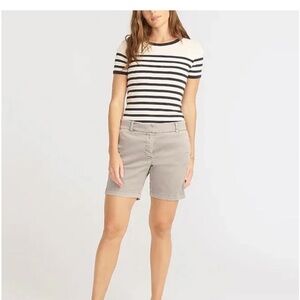 J. Crew Grey 7” Chino Shorts